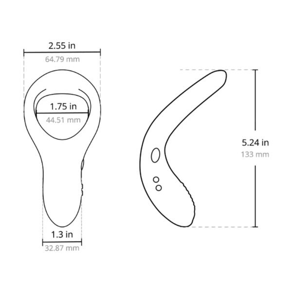 Anillo Vibrador para el Pene Lovense Diamo: tecnología, potencia y control total