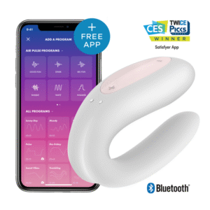 Satisfyer Double Joy Vibrador con control remoto y conexión App