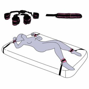 Limitador para Cama DOM – Juego de Amarres BDSM