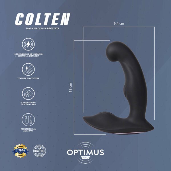 Masajeador de Próstata Colten – Optimus Camtoyz