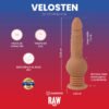 Dildo Velosten – CamToyz RAW Pro: potencia realista que se mueve contigo