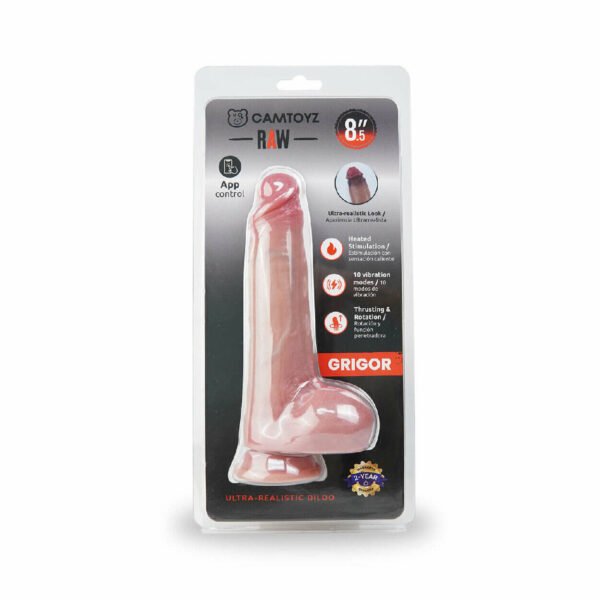 Dildo Interactivo Grigor – RAW Ultrarealista: tecnología sensorial para un placer auténtico