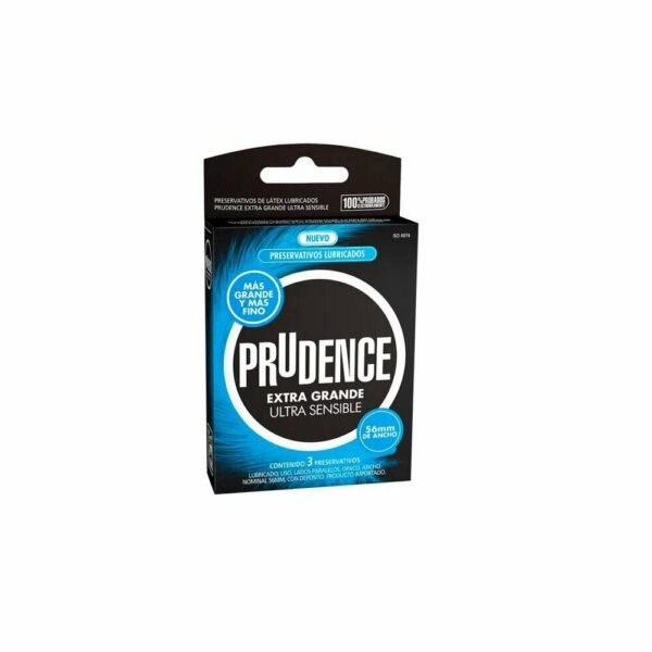 Condones Prudence Extra Grande Ultra Sensible x3