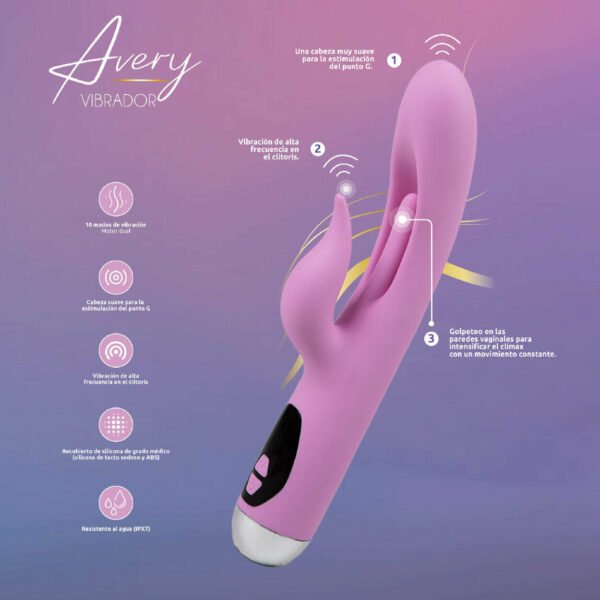 Majestic Vibrador Avery – Precisión, Estilo y Placer Elevado