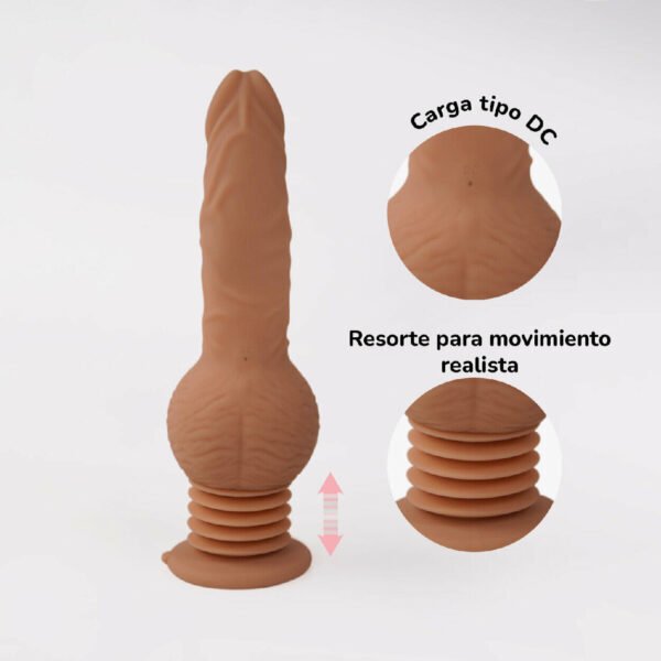 Dildo Velosten – CamToyz RAW Pro: potencia realista que se mueve contigo