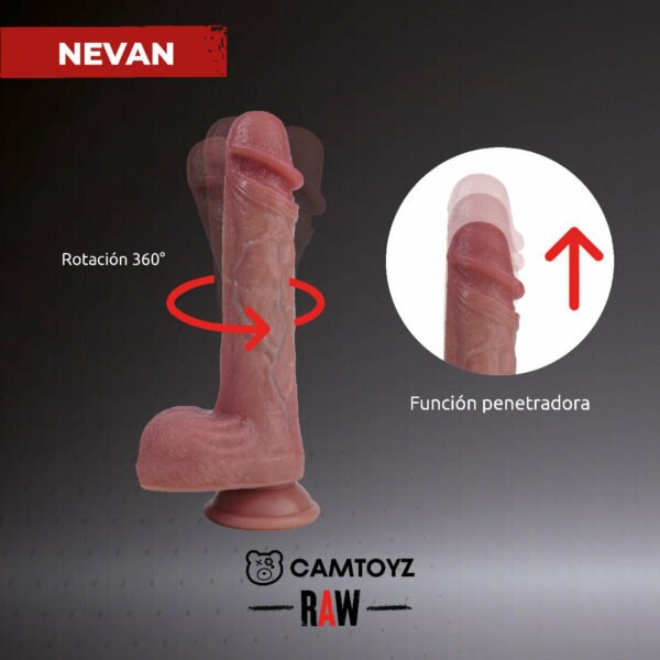 Dildo Interactivo Nevan – RAW Ultrarealista: control total, estimulación real