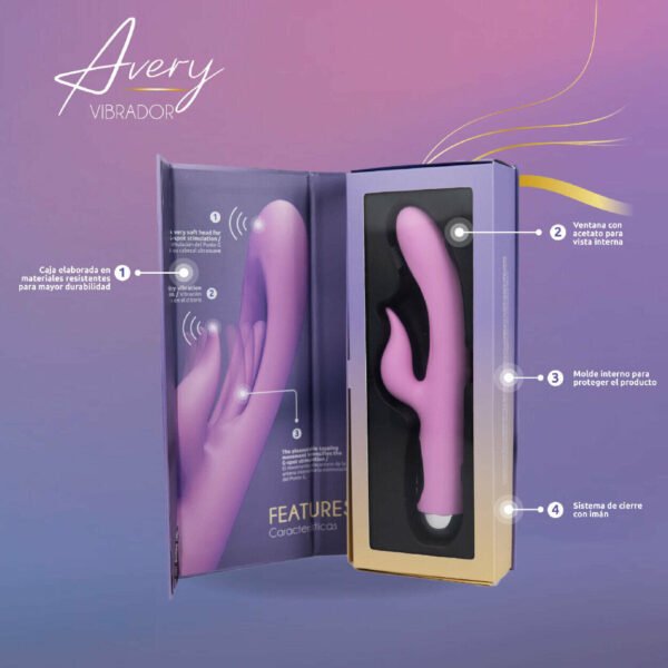 Majestic Vibrador Avery – Precisión, Estilo y Placer Elevado