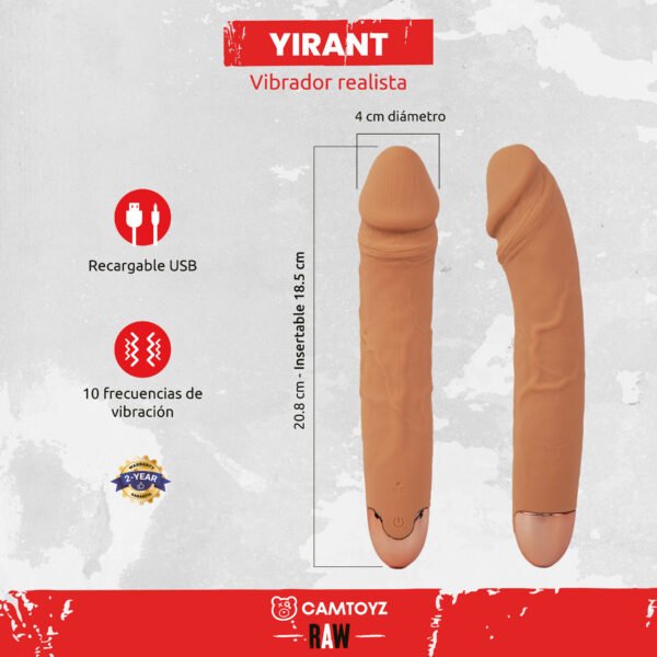 Yirant (3) Vibrador Realista Yirant - CamToyz